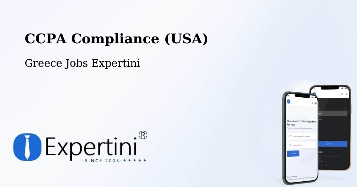 CCPA Privacy Rights & Compliance Notice – Koilás - Greece Jobs Expertini